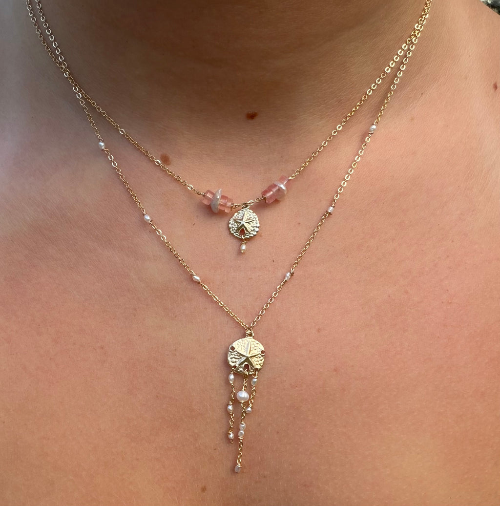 Coral Necklace Set