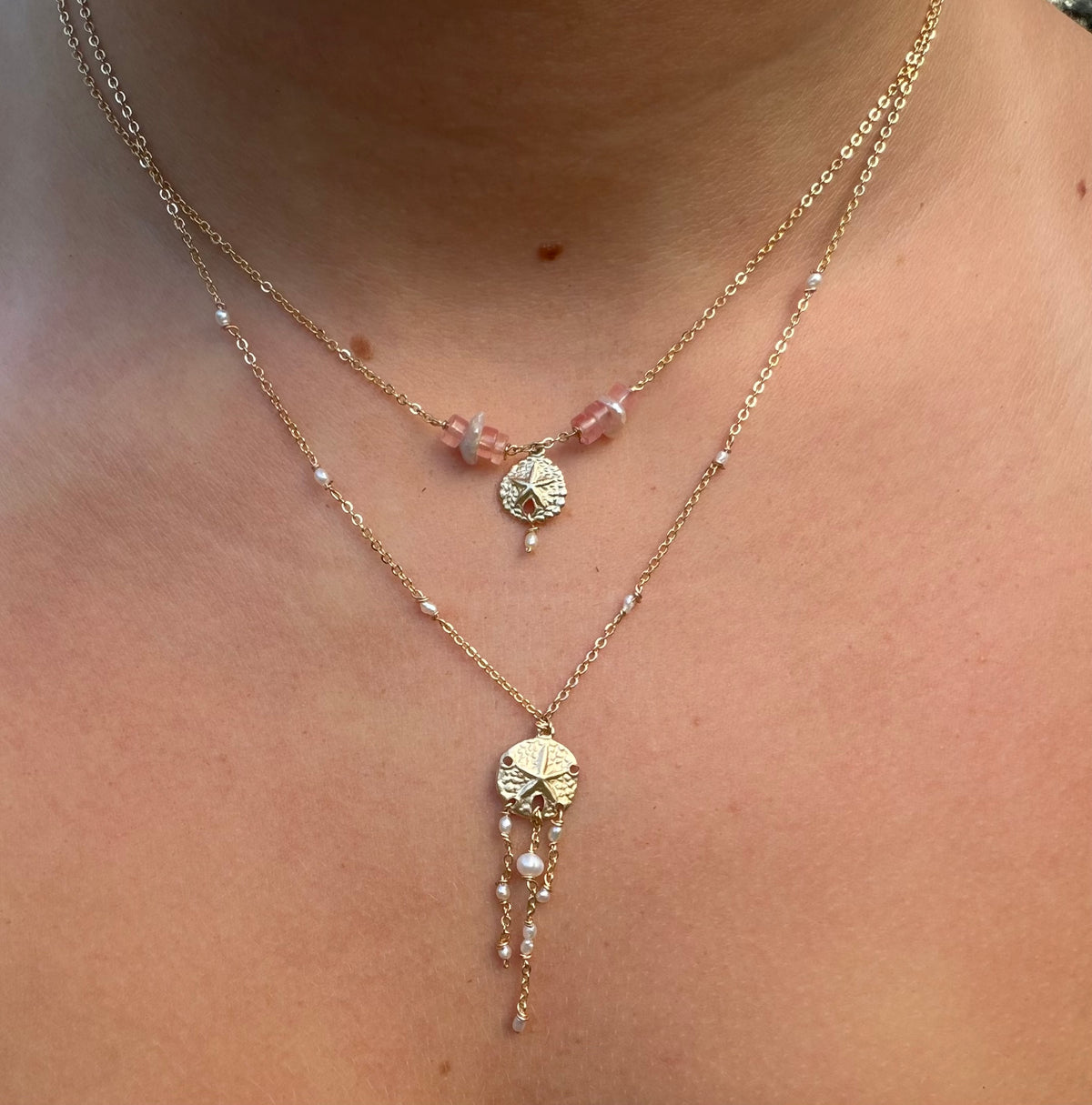 Coral Necklace Set